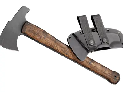 WINKLER KNIVES COMBAT AXE Low-poly 3D model