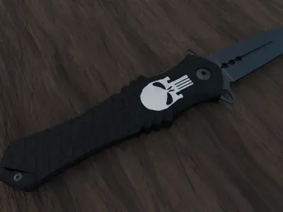 FREE Skull knife Free 3D model