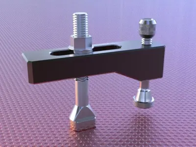 T-Slot Clamping Free 3D model