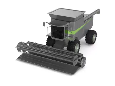 Combine Harvester 3D model