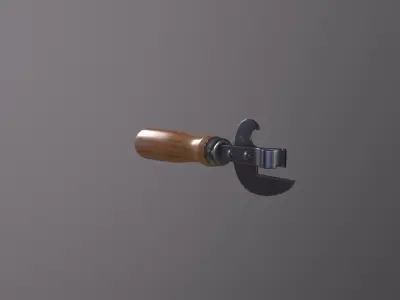 Can opener Low-poly 3D model buy