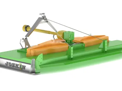 Joskin TR Topper TR270C3 Triple-Rotor Rotary Mower  3D model