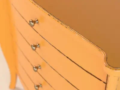 Commode Orange 3D model