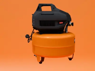Ridgid Air Compressor 150 PSI Low-poly 3D model