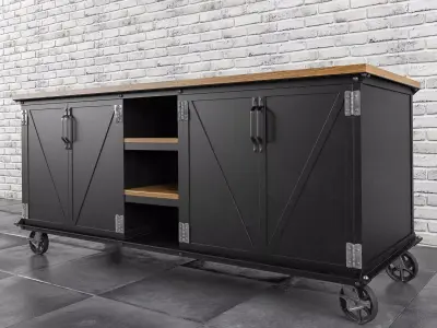 Ellis Kitchen Island  3D model