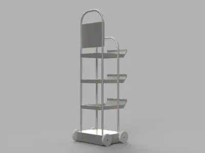 Modern Minimalist Bottle Holder - 3D Model Low-poly 3D model