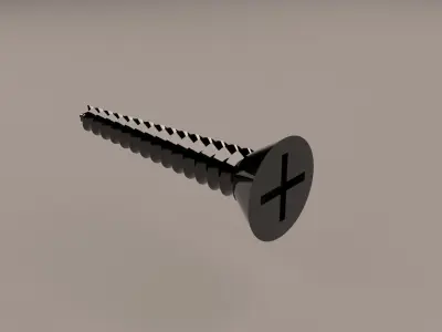 screw 3D model by erdenay