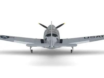  Beechcraft T-34 Mentor 3D model