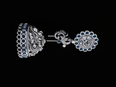 jhumka earing  3D print model