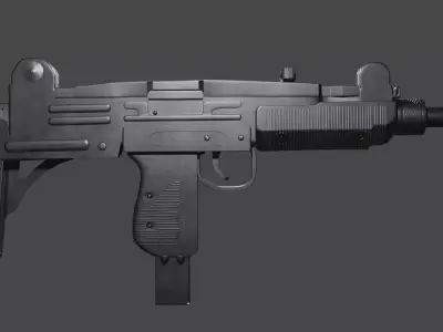 UZI Gun  3D model