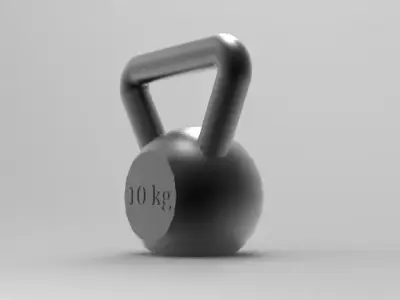 Kettle Bells 10 kg 3D print model