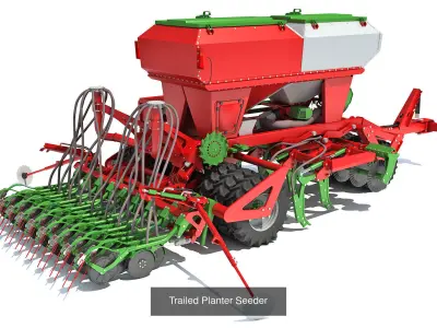 Farm Equipment Collection 2 3D Model Pack
