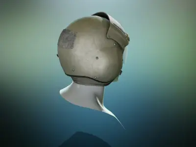 Gentex SPH 5  helmet Low-poly 3D model