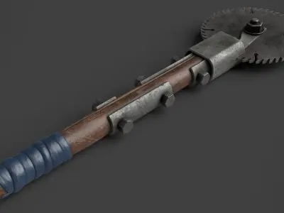 Modifiable Strike Weapon 22 Low-poly 3D model