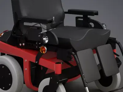 Electric Wheelchair 3D model purchase