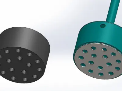Honey Comb Briquette Machine Free 3D model