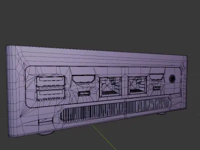 computer 3D model