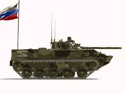 BMD 4 ARMORED RUSSO 3D model