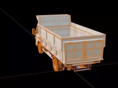 Mitsubishi Fuso Canter Tipper 3D model