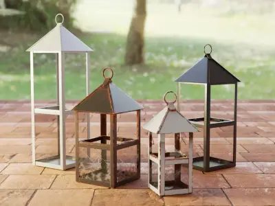 Decorative Lantern Low-poly 3D model purchase