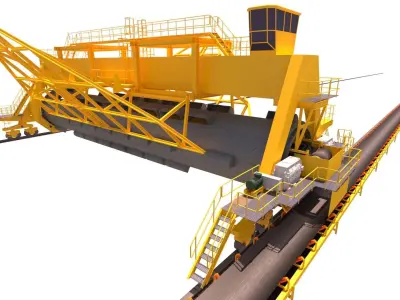 Retomadora cacambas 3D model