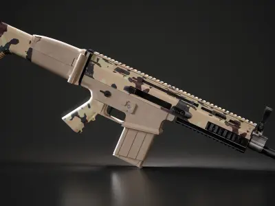 Store Show Case 8 Gun Store 2 Low-poly 3D model
