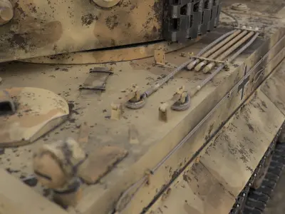 Tiger Tank Free 3D model