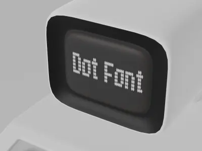 Old-Retro Computer Free low-poly 3D model