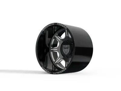 REAR SPECIALITY FORGED D10 WHEEL 3D MODEL 3D model