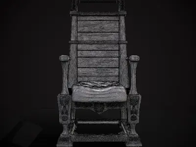 Regal Hardwood Chair 3D print model