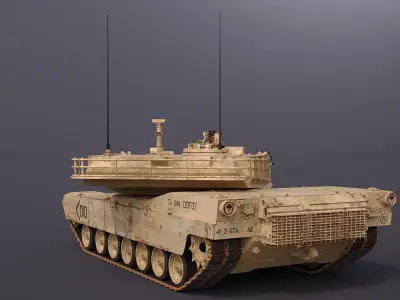 M1 Abrams 3D model purchase