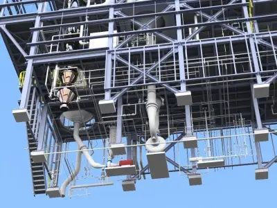 Process Plant OMN - Assembly 3D model