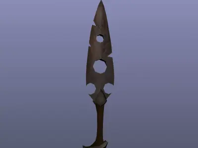 Fantasy dagger Free low-poly 3D model buy