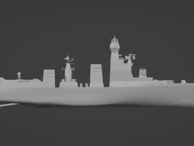 INS CHENNAI  3D model