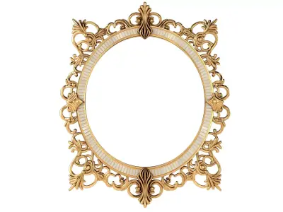 Decorative Mirror Low-poly 3D model purchase