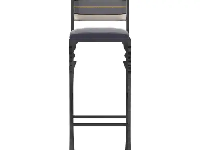 BAR STOOL ENGRENAGE 3D model