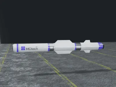 MCtech G001 Navy Antiship Missile 3D model