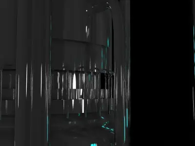 Sci fi Engine 3D model