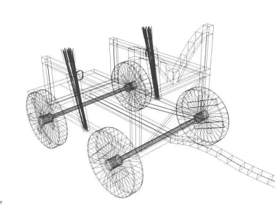 Chariot - Sumerian 3D model