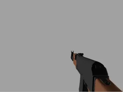AK rifle 3D model