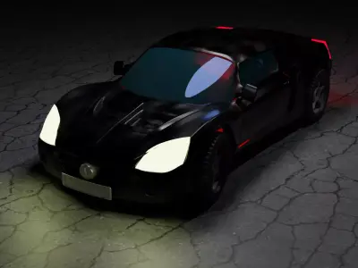 Sport car Free 3D model from CGTrader