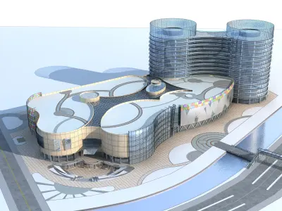 Hotel Building Collection 60 items Vol1 3D model