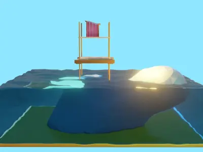Sea Shack 3D model