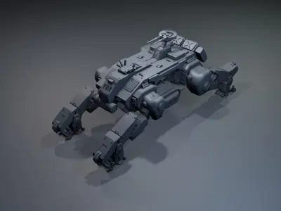 troop carrier 3D model