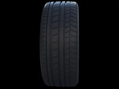 Porsche 911 Turbo S 2016 wheel 3D model