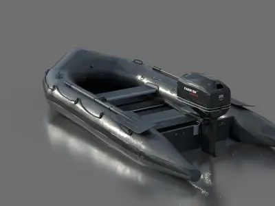 ASSAULT BOAT 3D model