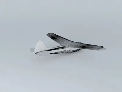 Cessna 195 Free 3D model
