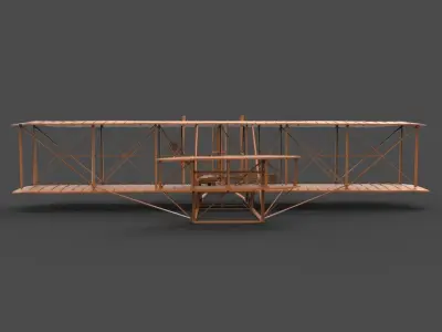 Wright Brothers Flyer 3d 3D print model