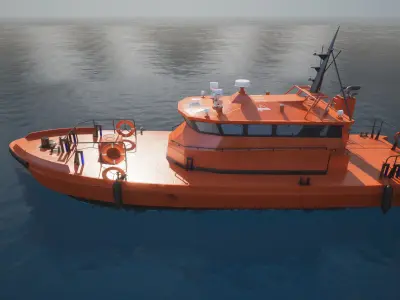 Ships and boats Pilot 3D model