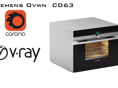 Oven siemens CD634GAS0 3D model